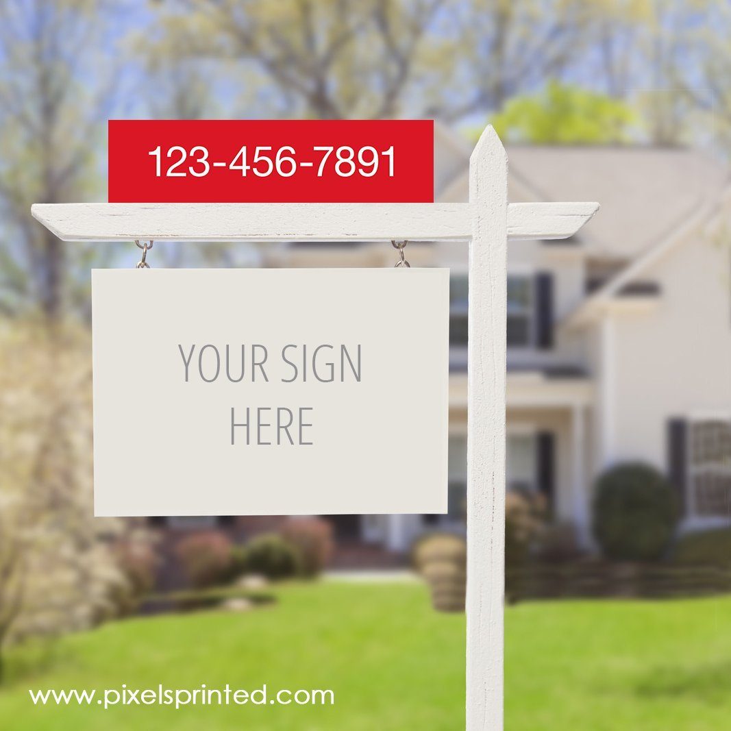 REMAX sign riders PixelsPrinted 
